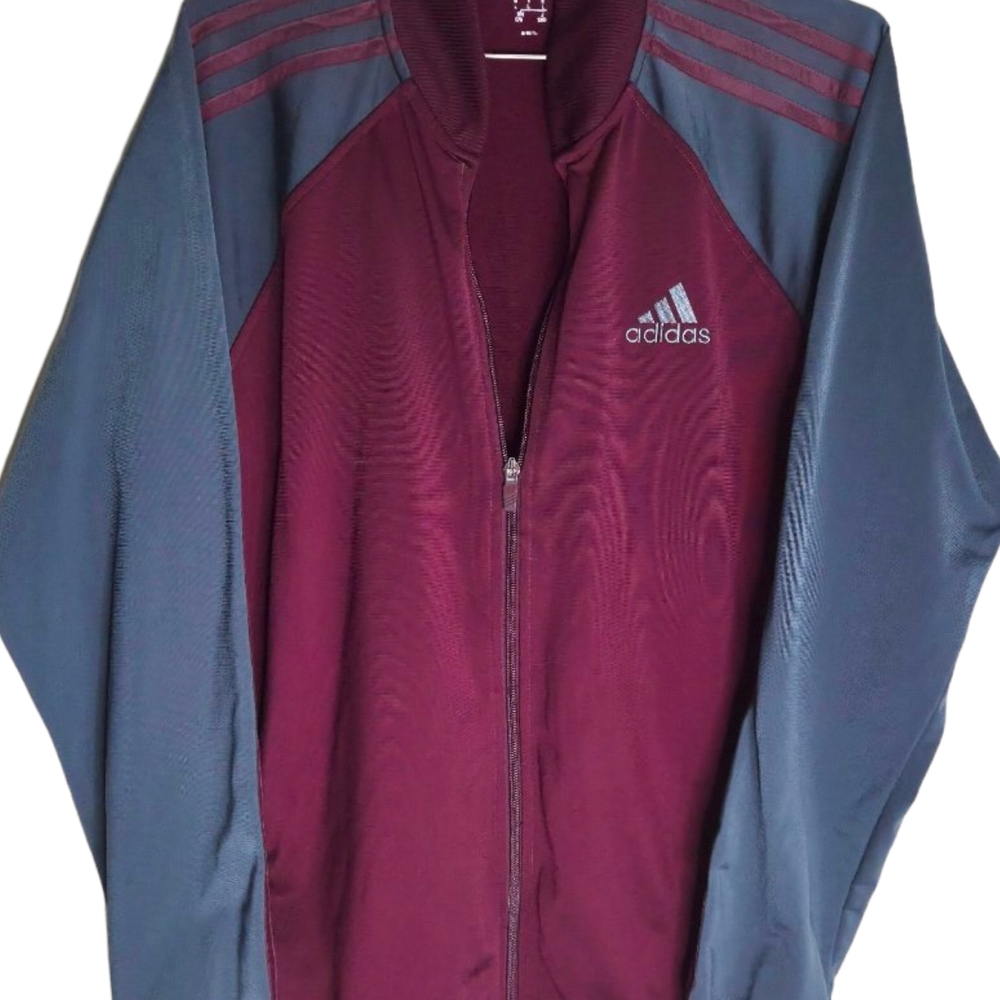 Adidas Men's‎ Burgundy and Gray Jacket